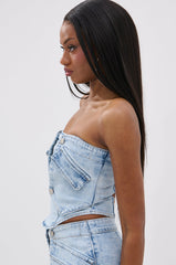OLIVIA DENIM CORSET