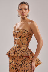 AWAY FROM ME BROCADE CORSET