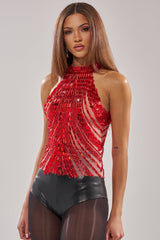 FIRECRACKER RHINESTONE BLOUSE