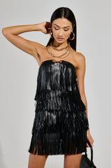 FRINGE ME UP MINI DRESS