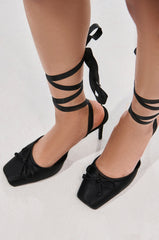 AZALEA WANG AURORIA BLACK BALLET PLATFORM PUMP