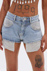 BLING A DING DENIM SHORT