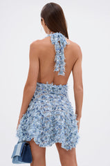 ROMY FRINGE MESH MINI DRESS