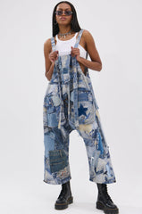 FOR THE GRAM PATCHWORK OVERALLS
