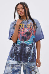IRREVERENT OVERSIZED GRAPHIC TEE