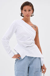 ASSIA ONE SHOULDER BLOUSE