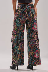 PRETTY LITTLE LADY BROCADE TROUSER