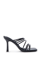 AZALEA WANG HUGHIE BLACK SANDAL