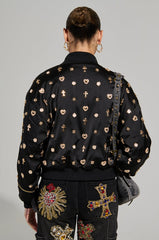 LIKE A CHARM EMBELLISHED BOMBER
