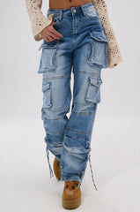 IRIS CARGO DENIM PANT