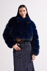 KEIKO FAUX FUR COAT