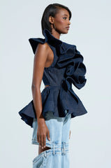 MISS FASHIONISTA SLEEVELESS BLOUSE