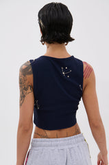 BOYS LIE DISTRESSED CROPPED TANK TOP