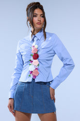 BOUQUET BUTTON DOWN SHIRT