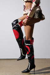 MANTRA RED RACER STILETTO BOOT