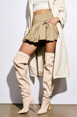 MONTAGE BEIGE STILETTO BOOT