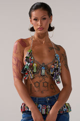 I GO FAST RACE CAR BODY CHAIN