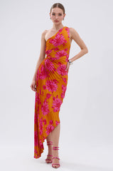 RADIANT ENERGY PRINTED MIDI DRESS