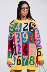 QUICK ONE TWO THREE SWEATER DRESS
