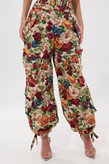 FLORAL FOR DAYS BROCADE TROUSER