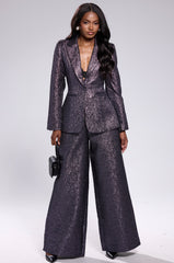 HIGH STANDARD BROCADE TROUSER