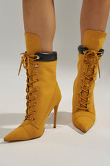 AZALEA WANG XIOMARAN YELLOW BOOTIE