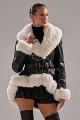 BABY IT'S COLD OUTSIDE FUR TRIM MOTO