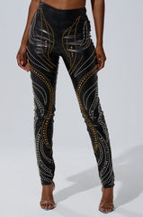 LETS GET FUNKY BEADED LEGGING