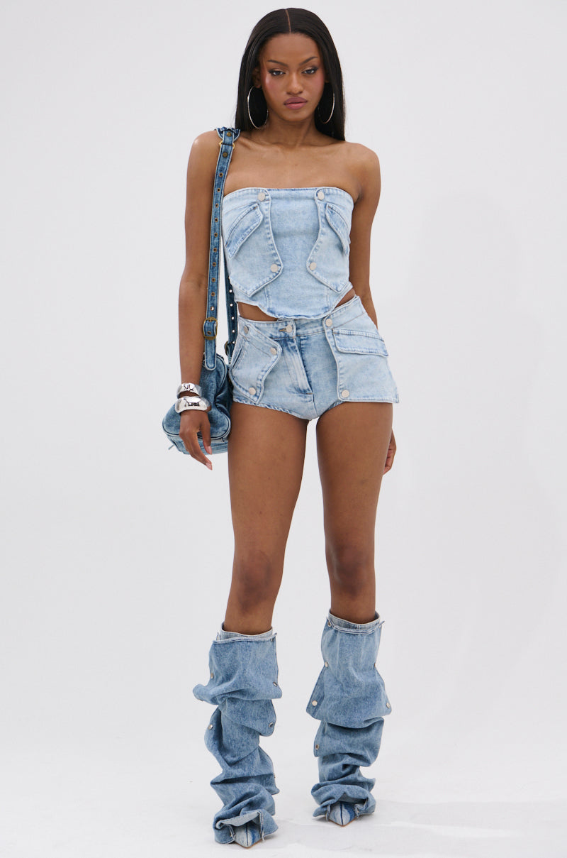 OLIVIA DENIM CORSET