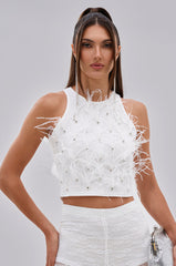 BIRDS OF A FEATHER SLEEVELESS TOP