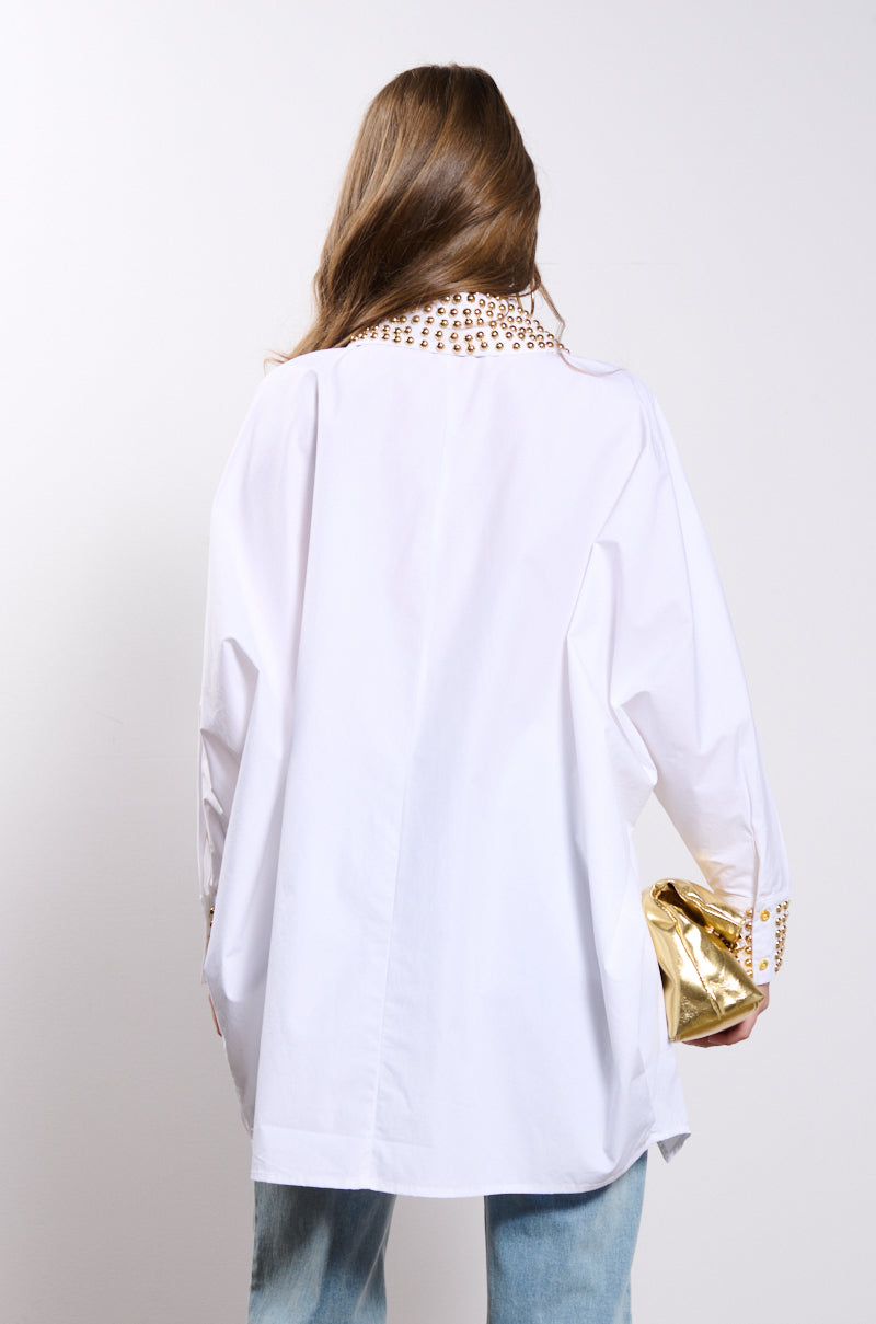 24 CARAT BUTTON DOWN POPLIN SHIRT