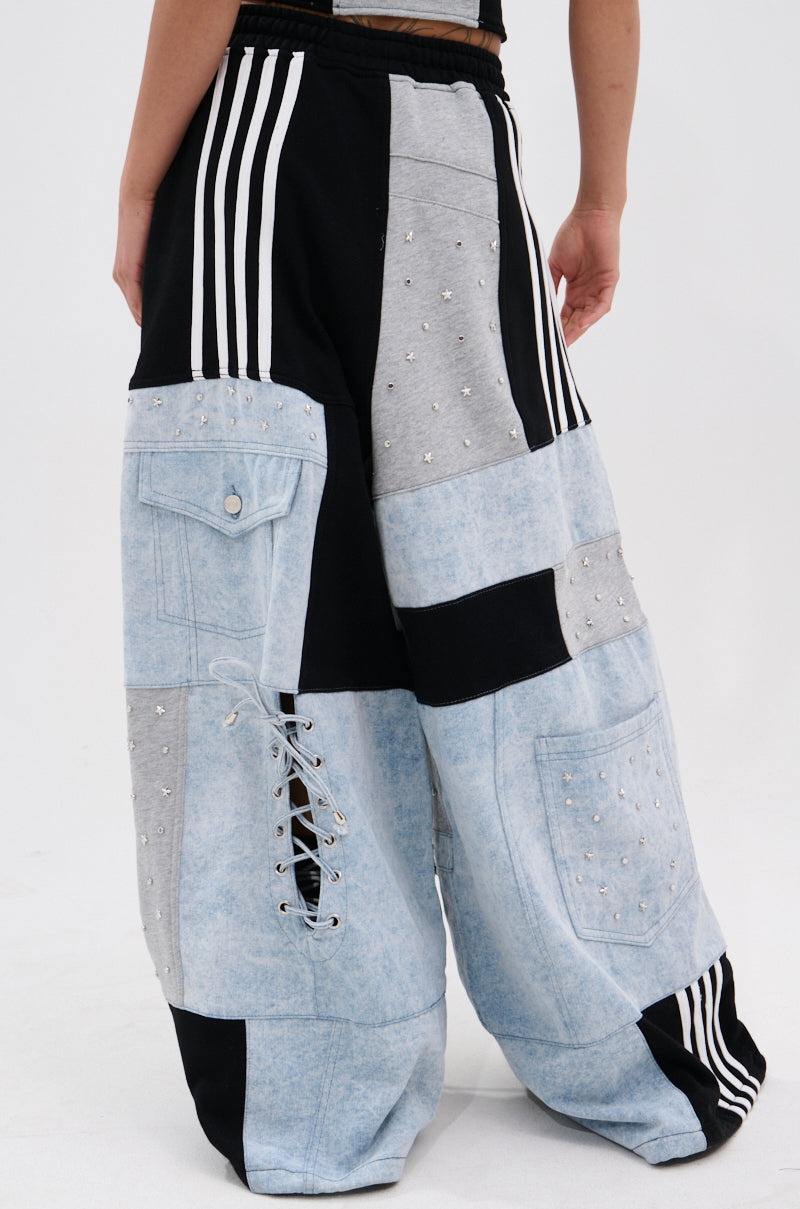 DECONSTRUCTED MASTERPIECE WIDE LEG PANT