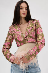 LIGHT THE WAY BROCADE BLAZER