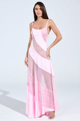 ISABELLA SATIN MAXI DRESS