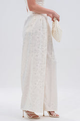 DAISY DOVE JACQUARD TROUSER