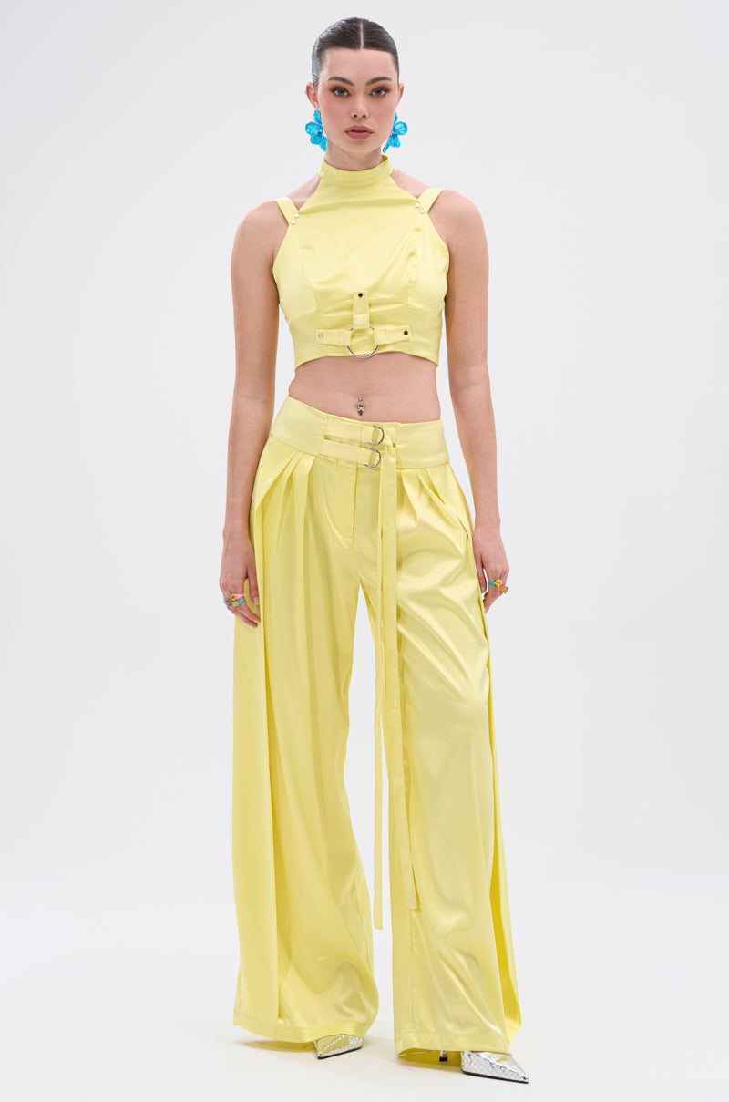 ELECTRIC SATIN TROUSER