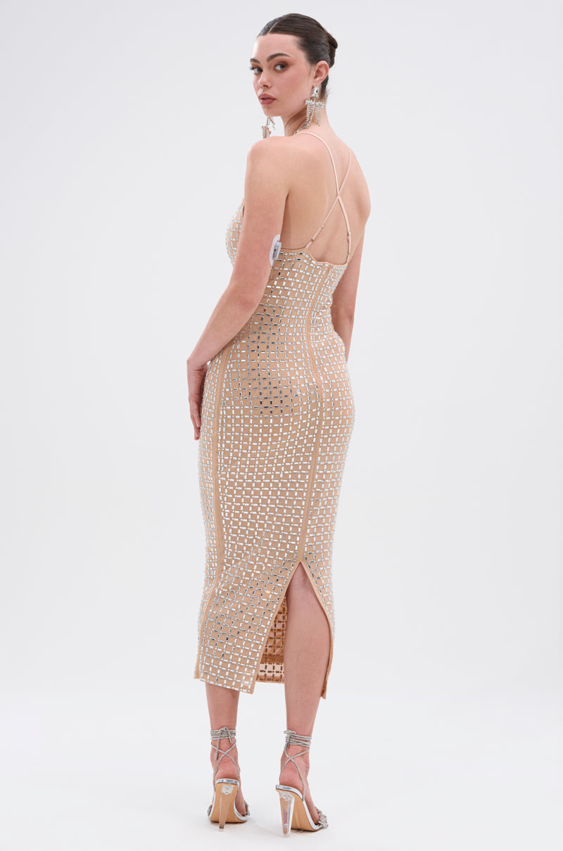 QUEEN OF EVERYTHING MIDI DRESS