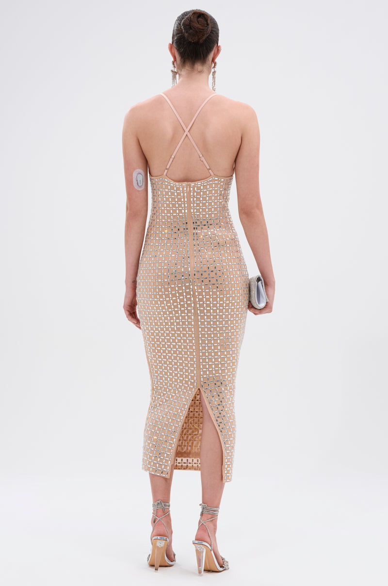 QUEEN OF EVERYTHING MIDI DRESS
