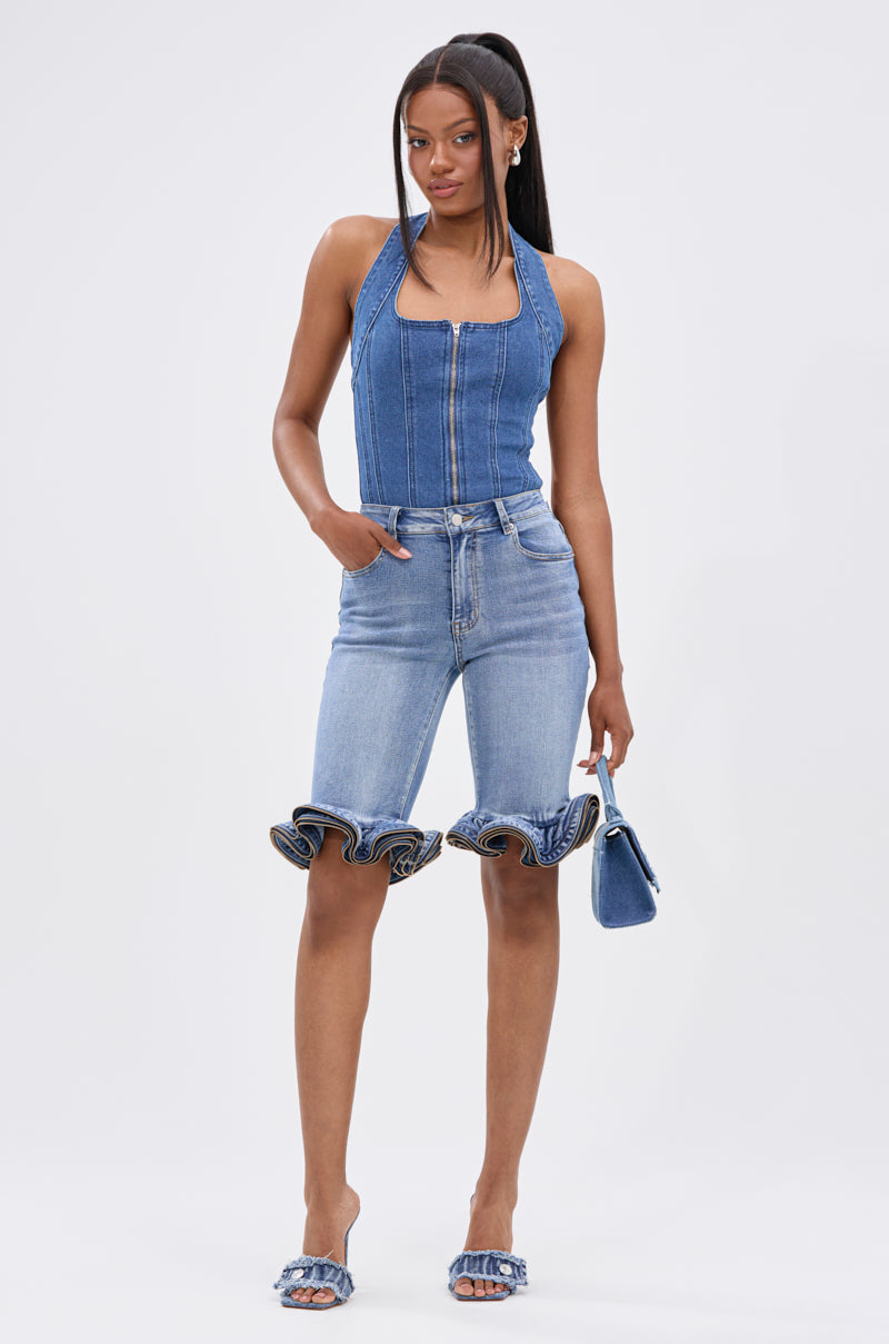 CALM AND COLLECTED CORSET TOP