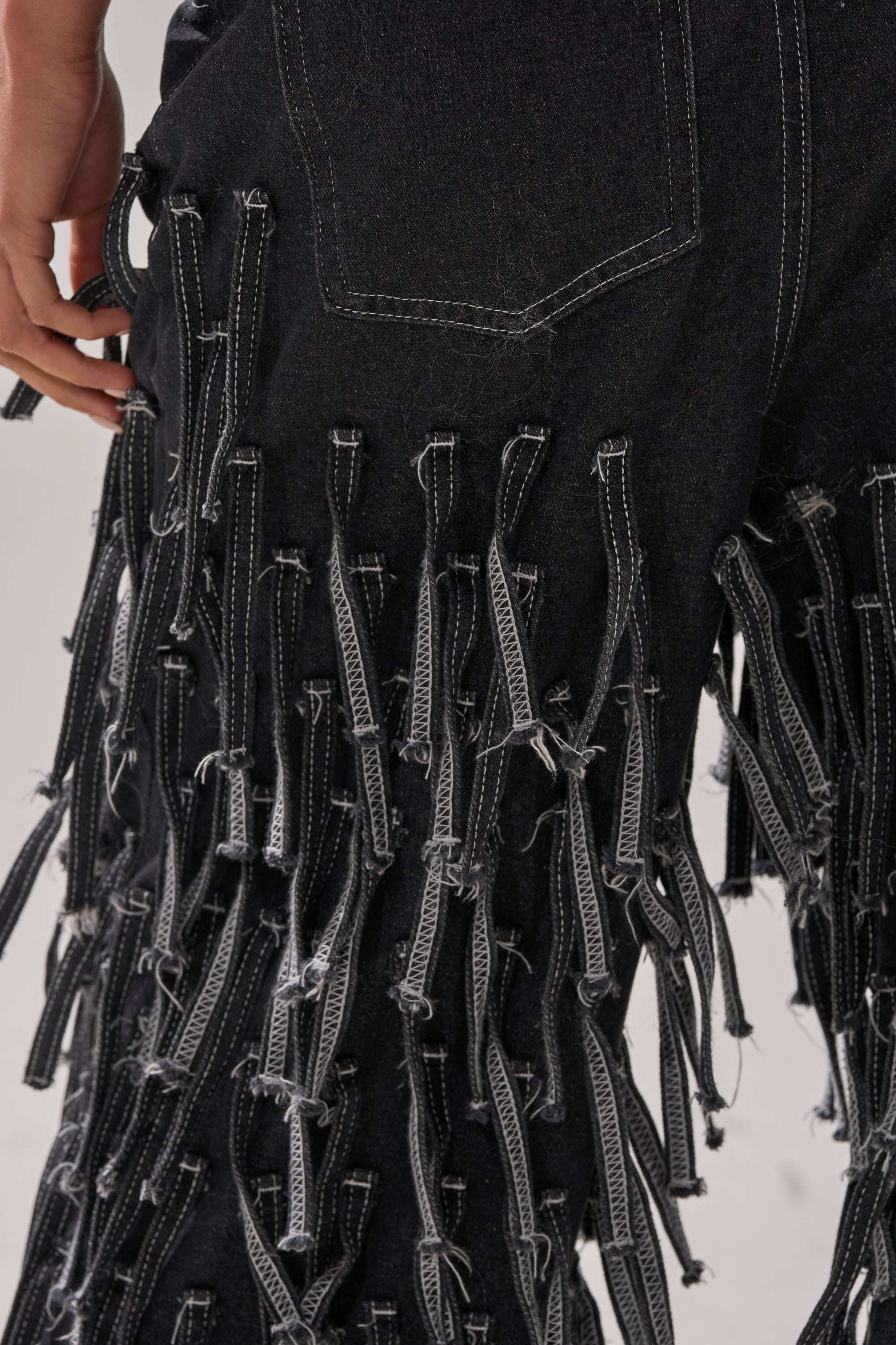 CRAZY FOR YOU FRINGE DENIM