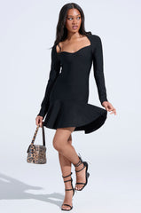 IN THE MOOD BANDAGE MINI DRESS