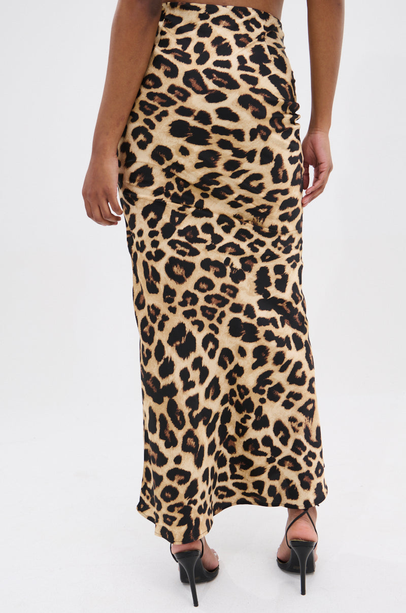 LOSING IT CHEETAH MAXI SKIRT
