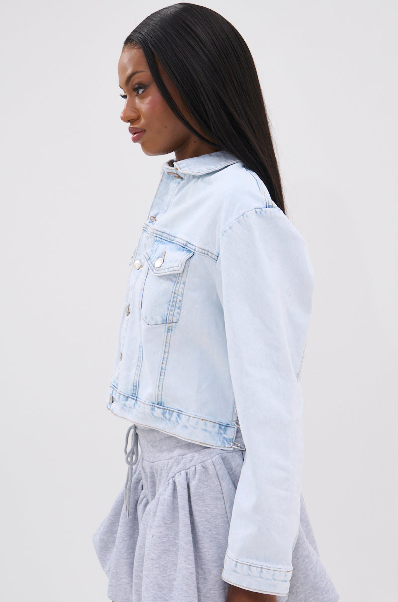 PARTY IN THE BACK DENIM JACKET