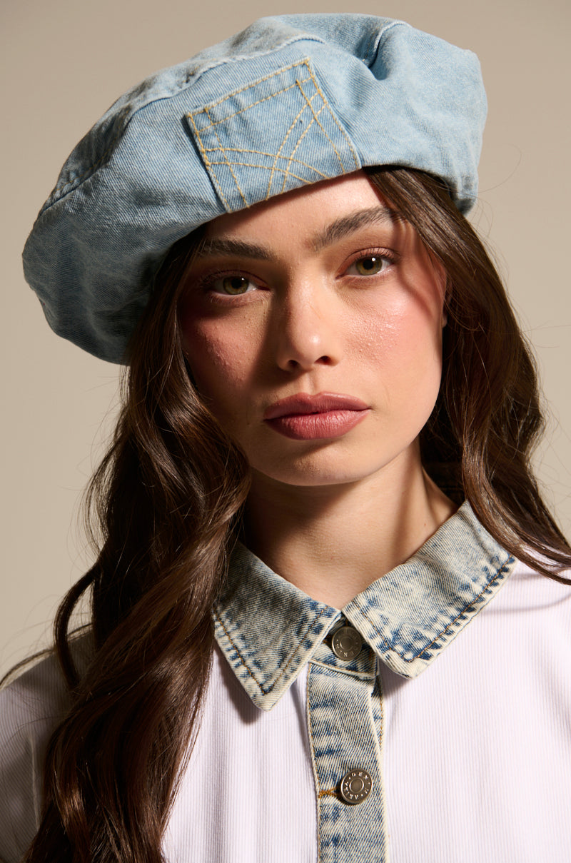 IT GURL DENIM BERET