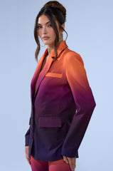 RISE AND SHINE OMBRE BLAZER