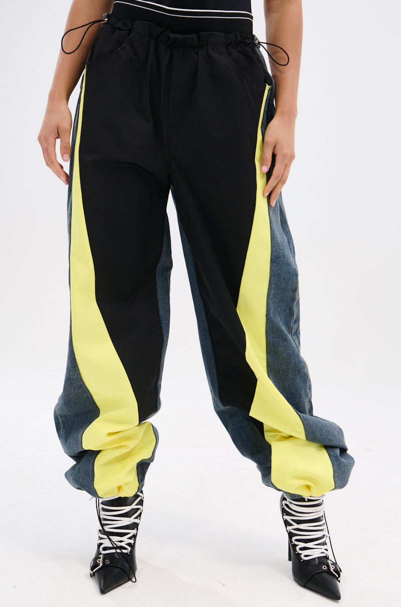 HARDEST TO LOVE COLORBLOCK DENIM PANT
