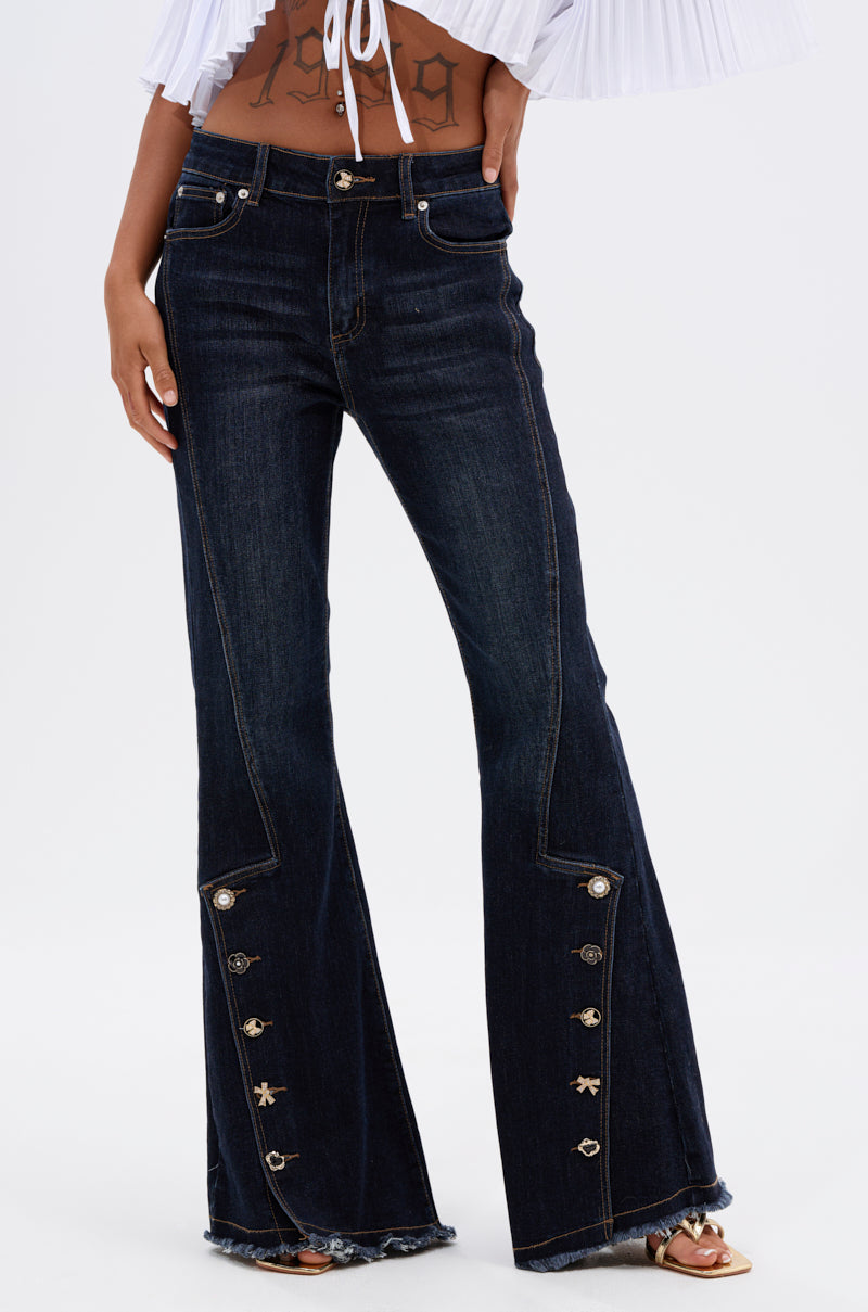 AUDREY FLARE DENIM PANT