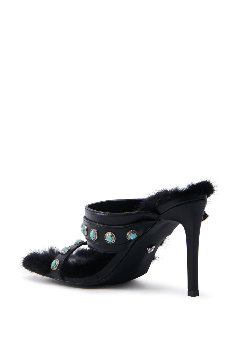 AZALEA WANG AUGER BLACK SANDAL