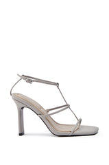 AZALEA WANG AVENA TAUPE PU SANDAL
