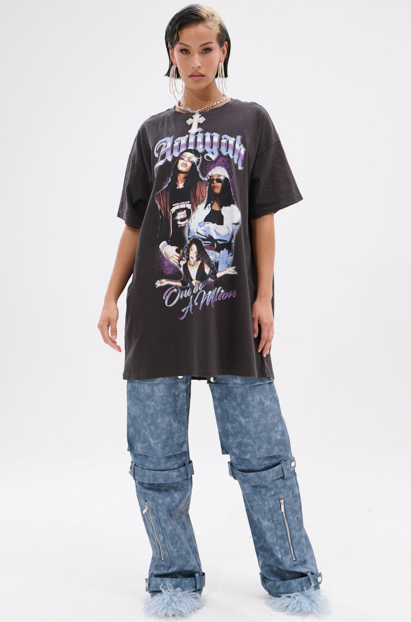 AALIYAH FOREVER GRAPHIC TSHIRT DRESS
